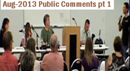Part One The public comments are great 